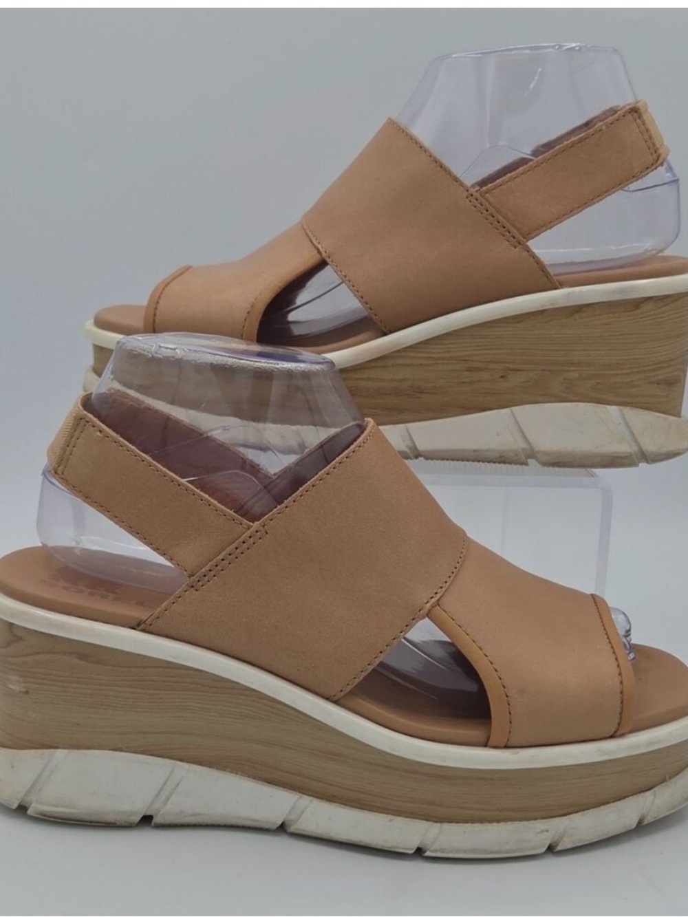 Sorel Joanie Slingback Wedge Sandal - Beige/Tan